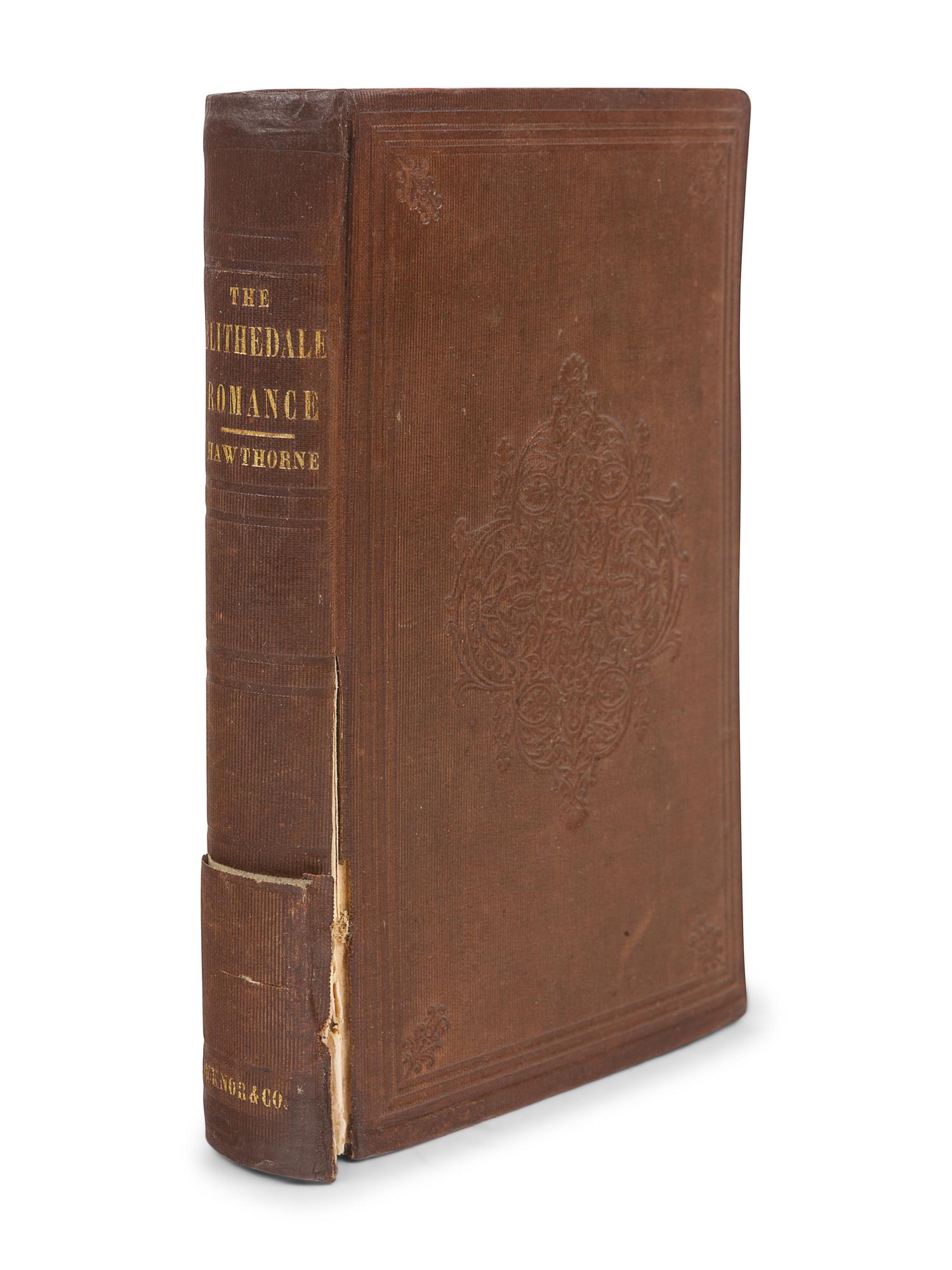 HAWTHORNE, Nathaniel (1804-1864). The Blithedale Romance. Boston: Ticknor, Reed and Fields, 1852.
