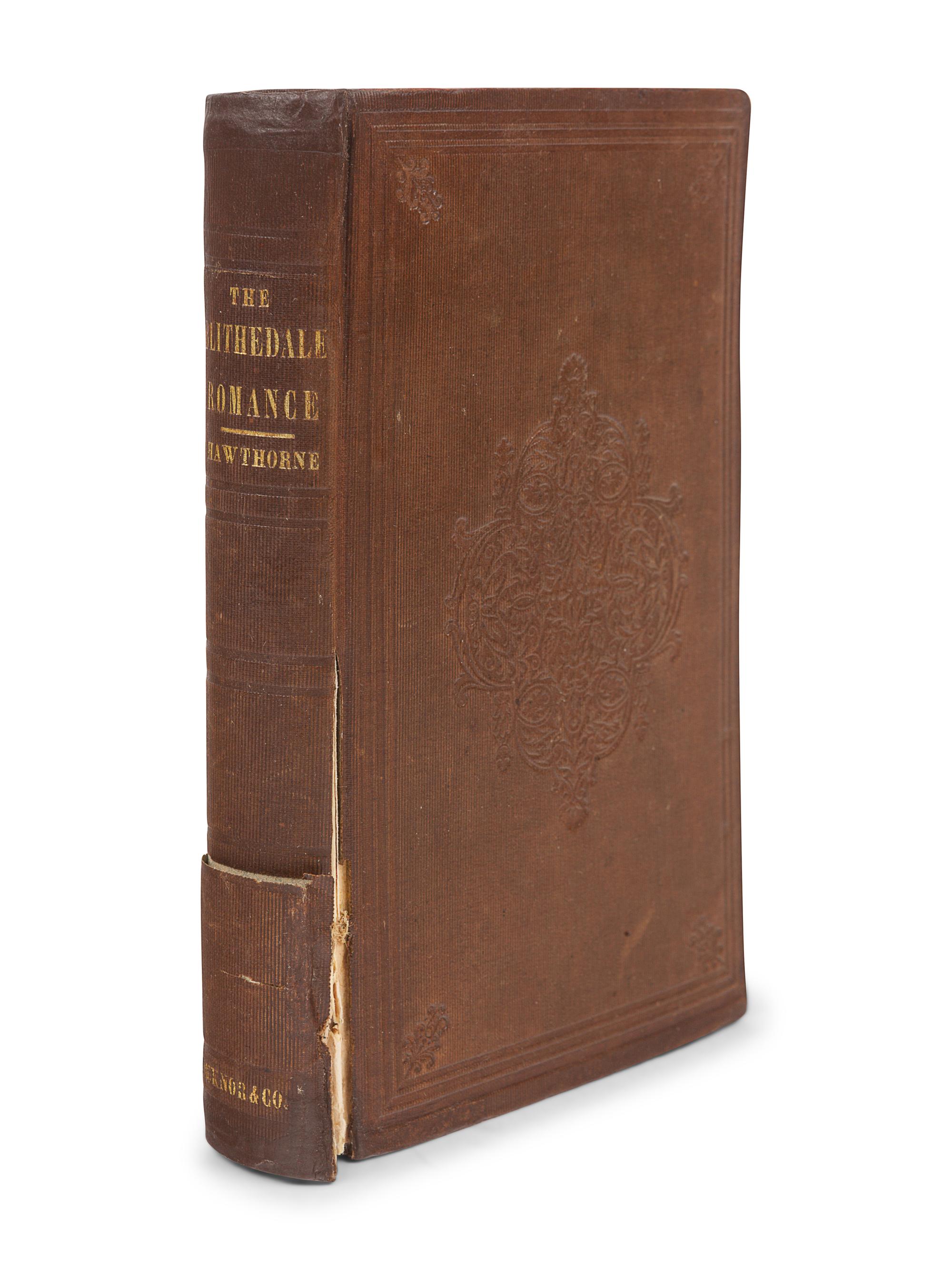 HAWTHORNE, Nathaniel (1804-1864). The Blithedale Romance. Boston: Ticknor, Reed and Fields, 1852.