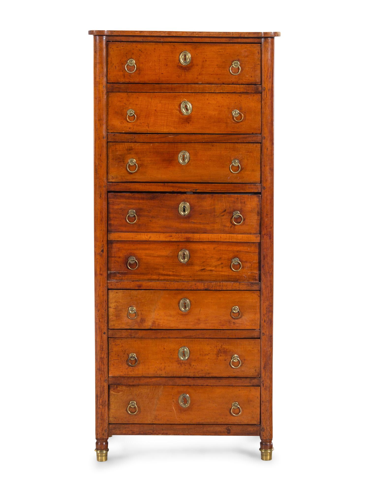 A Louis XVI Provincial Fall-Front Semainier
