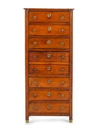A Louis XVI Provincial Fall-Front Semainier