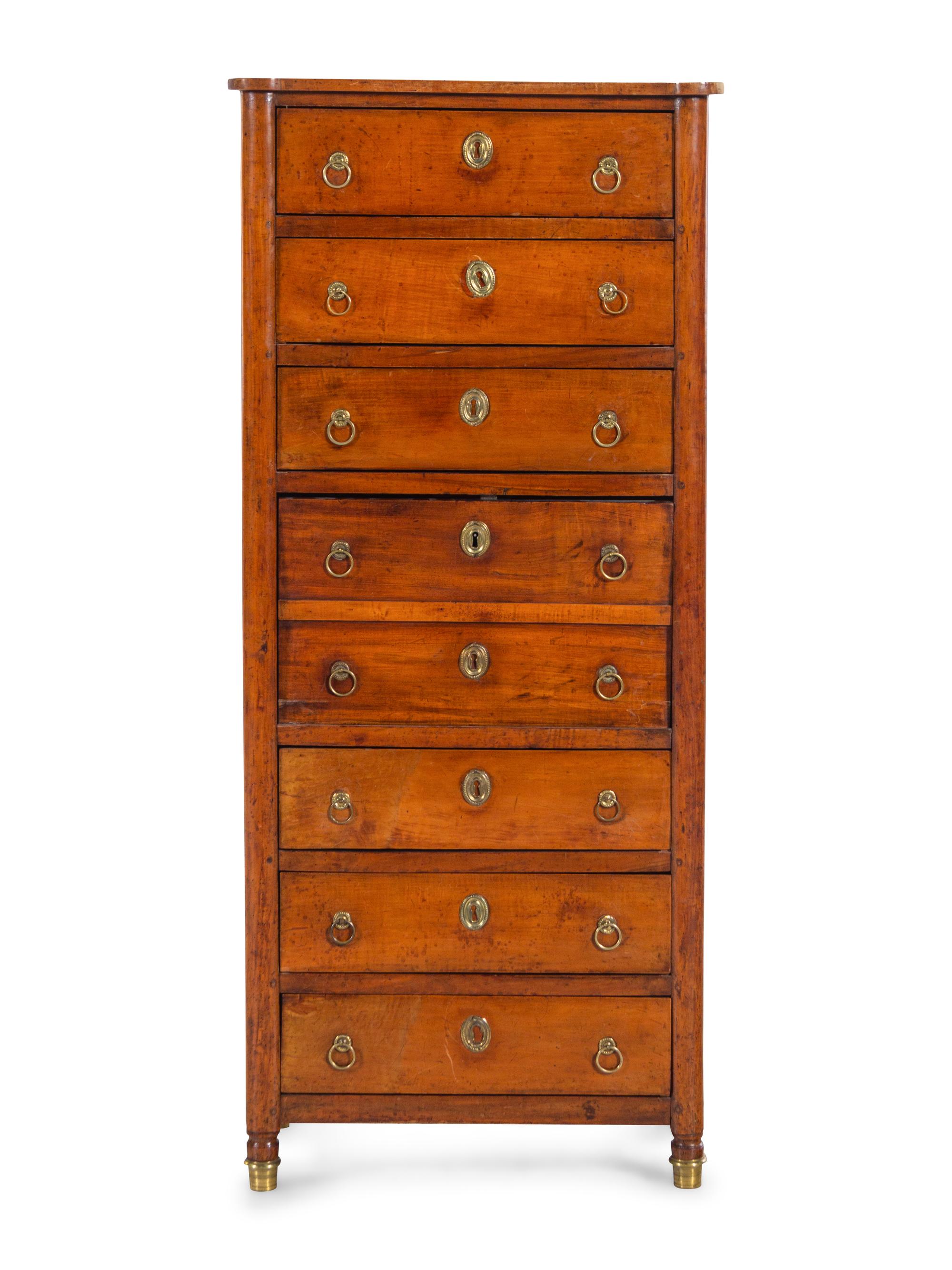 A Louis XVI Provincial Fall-Front Semainier