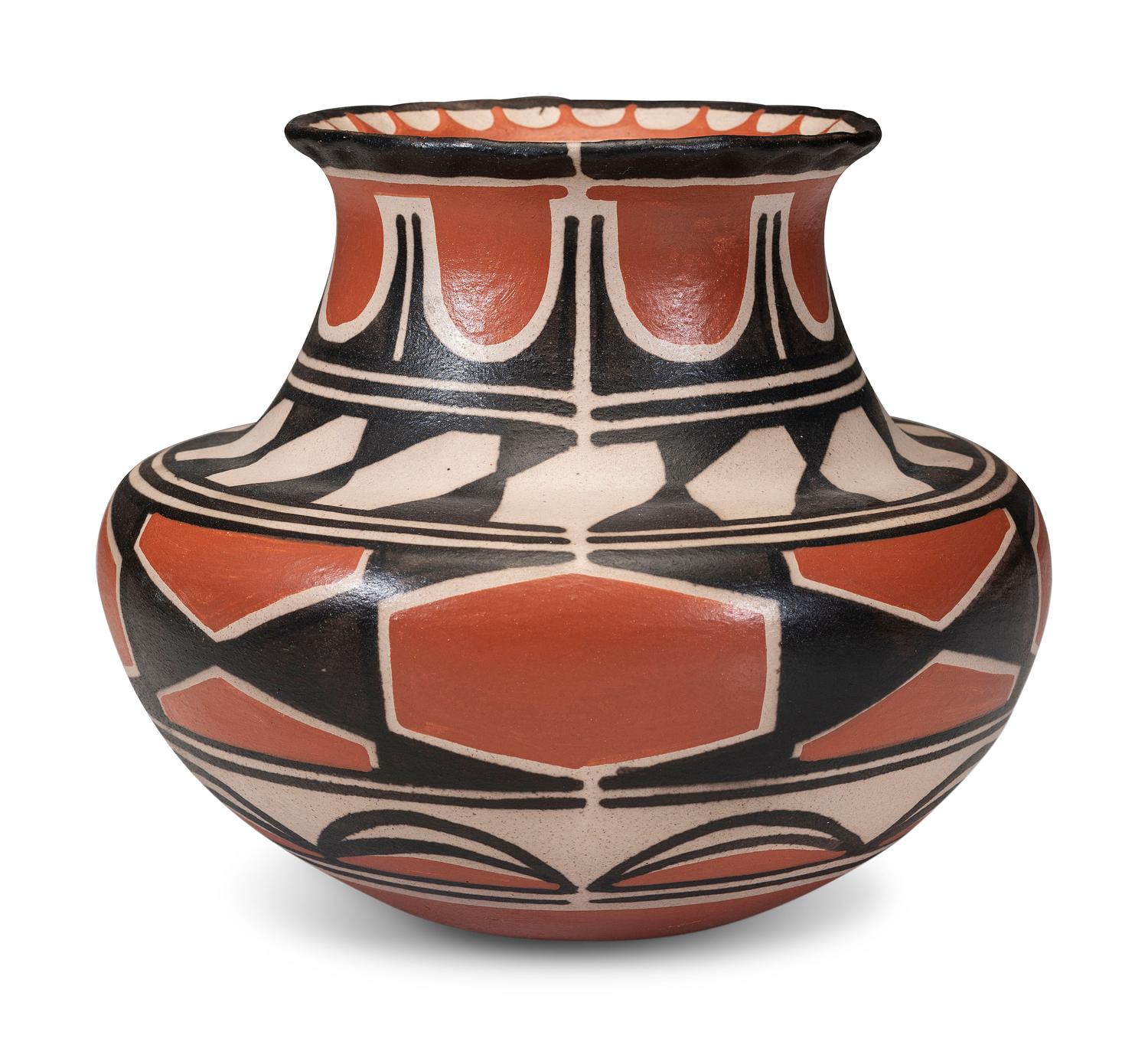Polychrome Pottery Jar
