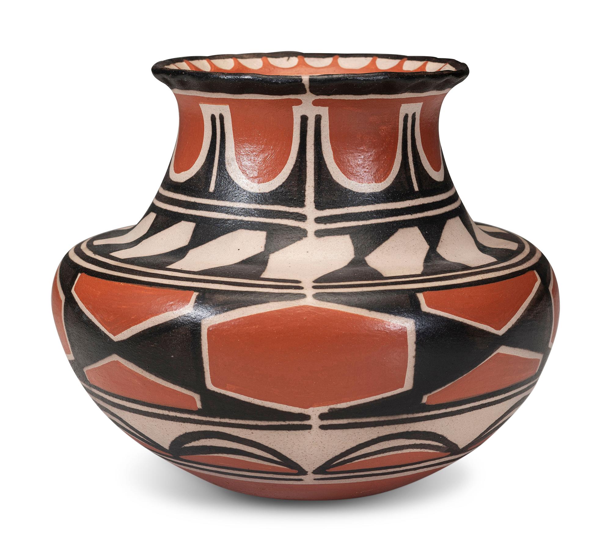 Polychrome Pottery Jar