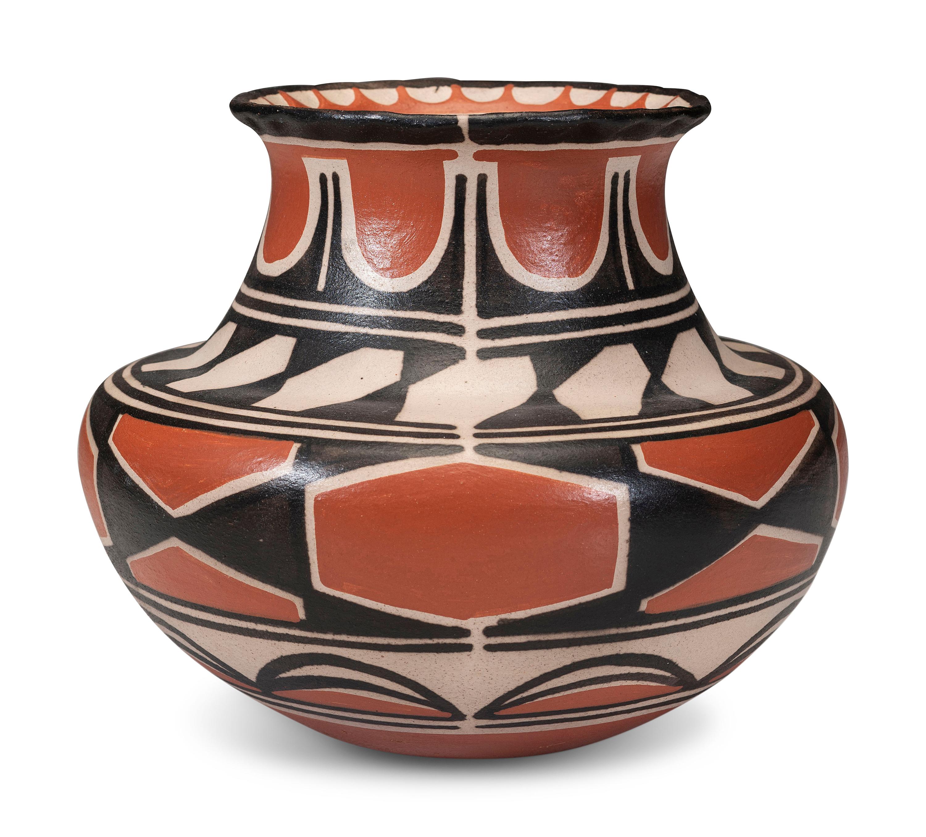 Polychrome Pottery Jar