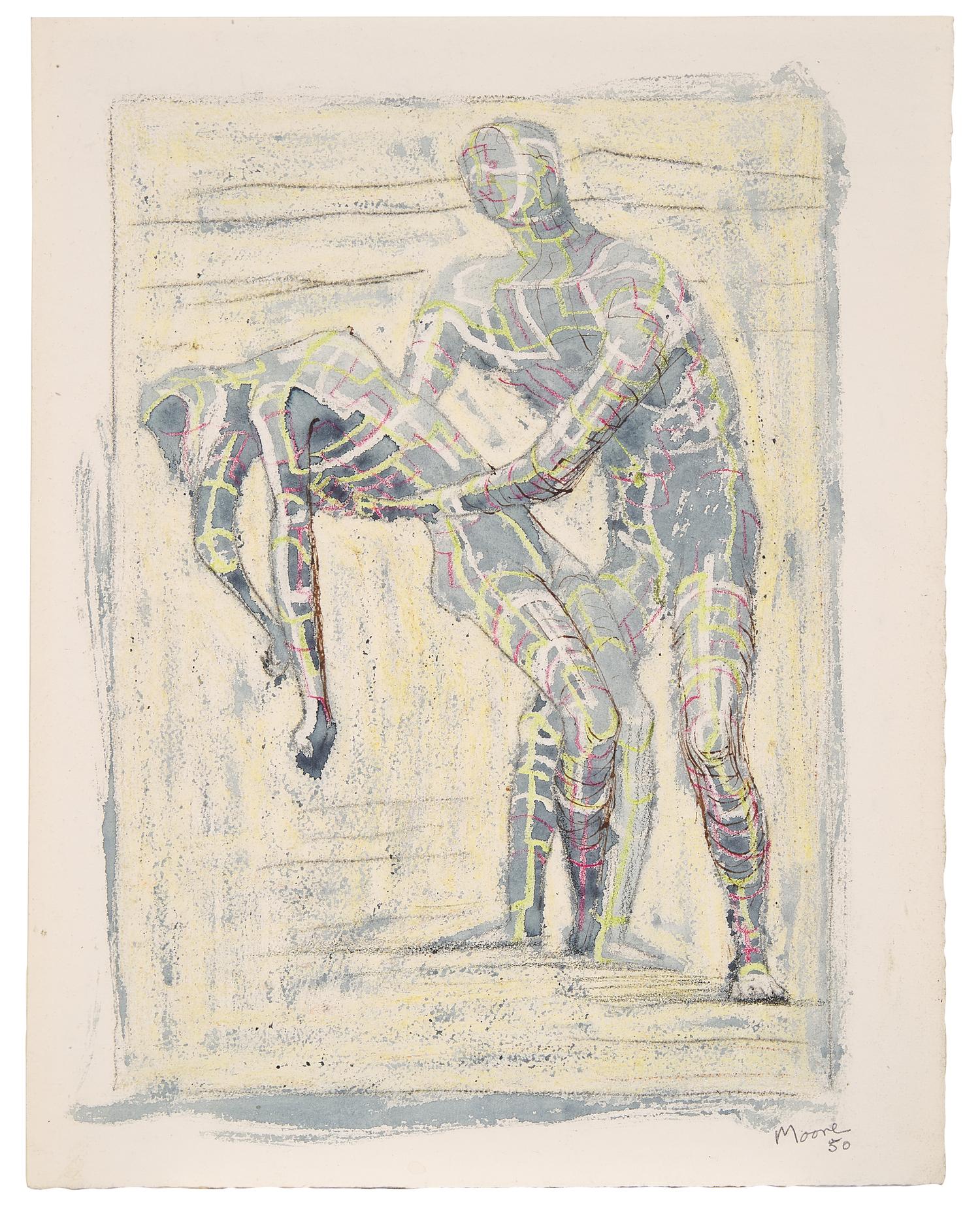 Study for the Death of Mira (Prométhée) , 1950