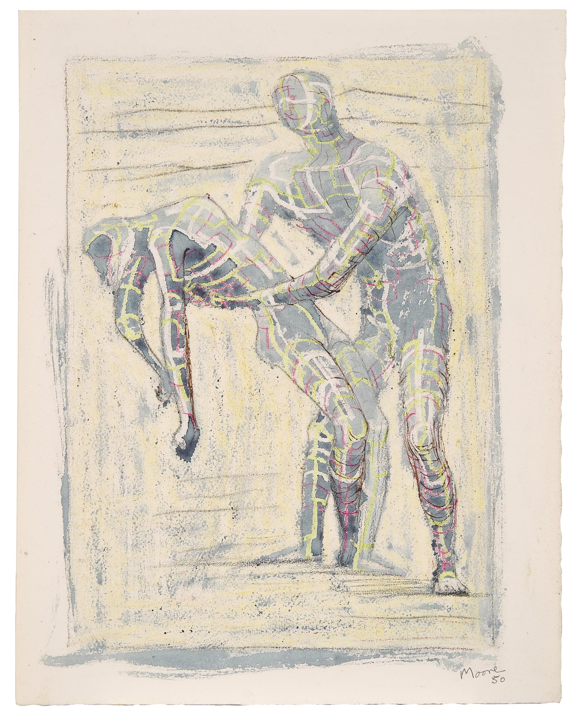 Study for the Death of Mira (Prométhée) , 1950