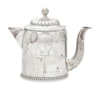A Rare Silver Argyle, John Nelson (1735-1789), Portsmouth, NH, Circa 1760
