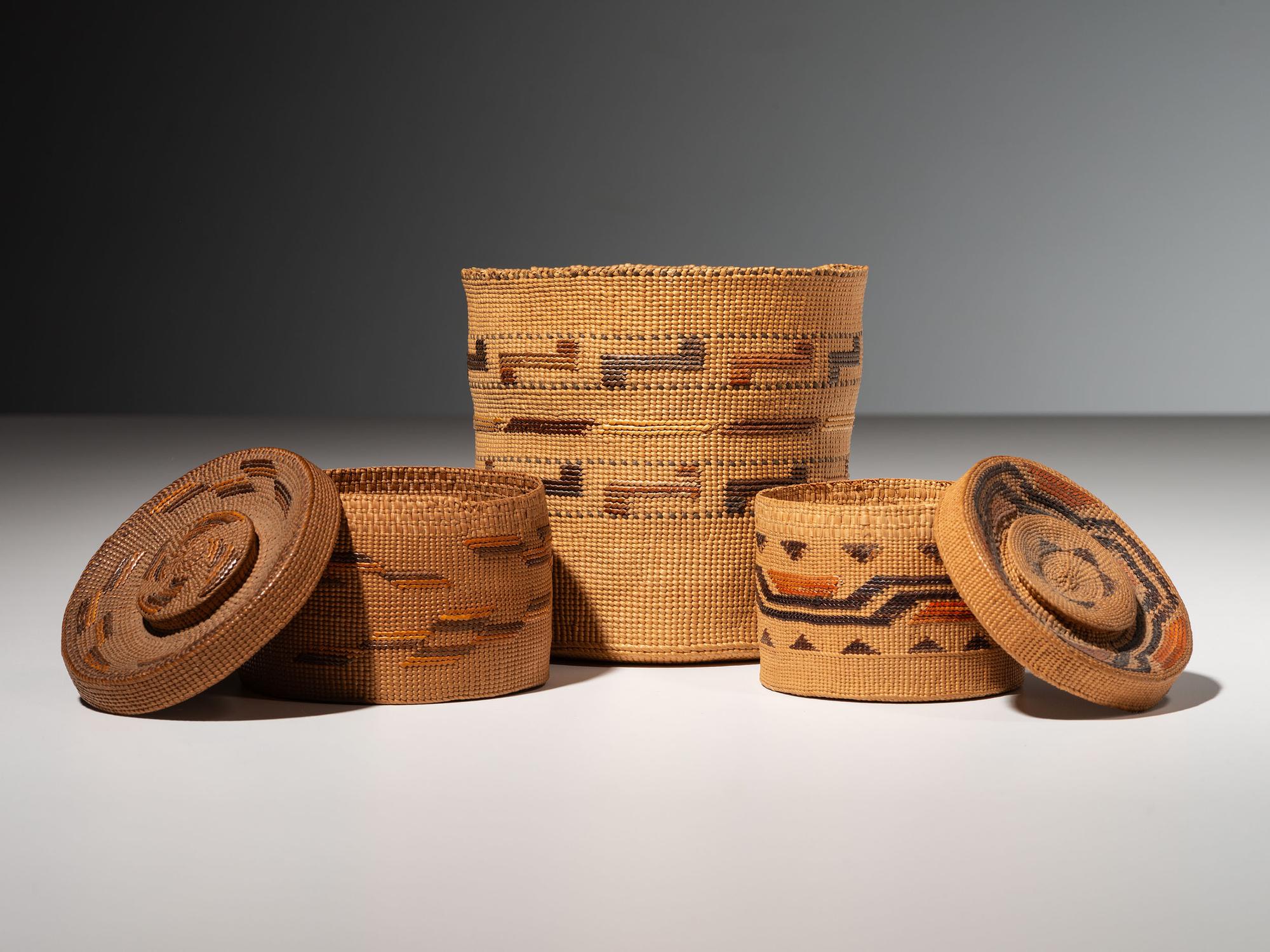 Tlingit Rattletop Baskets