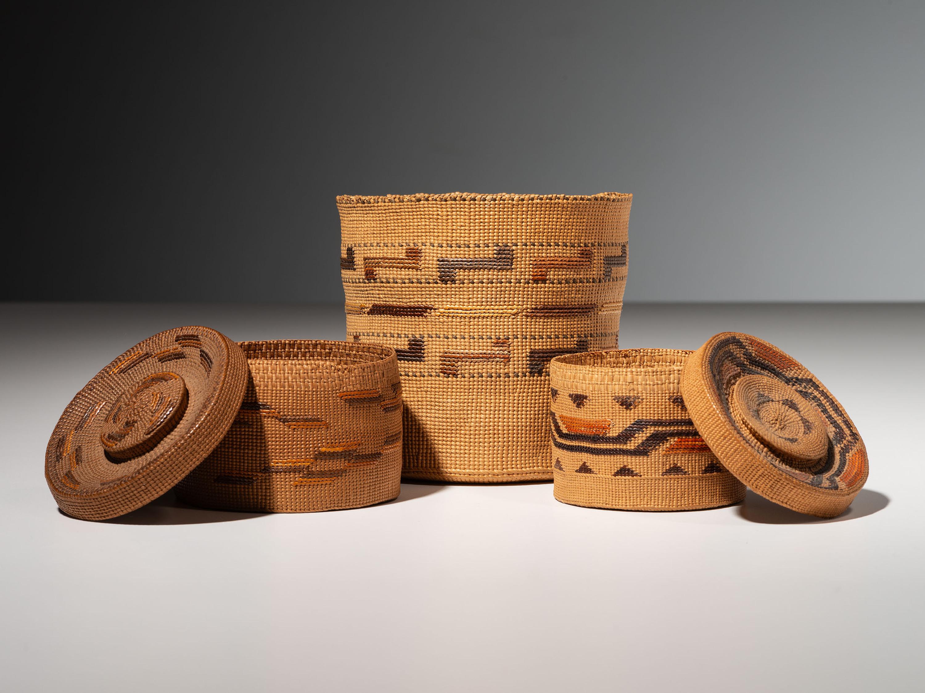 Tlingit Rattletop Baskets