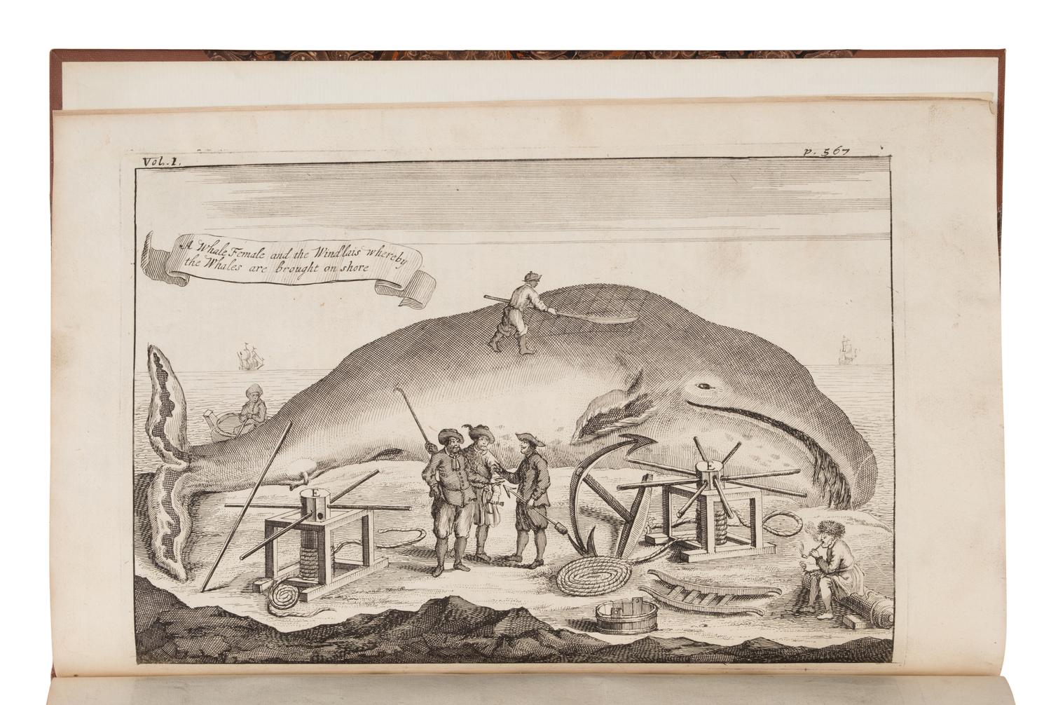 [Travel & Exploration]. Munk, Jens (1579-1628). An Account of a most Dangerous Voyage Perform'd by the Famous Capt. John Monck, in the Years 1619, and 1620...to Hudson's Straits, in order to discover a Passage to that side, betwixt Greenland and America to the West-Indies... Translated from Dutch into English. Extract from: Awnsham and John Churchill. A Collection of Voyages and Travels . [London, 1732].