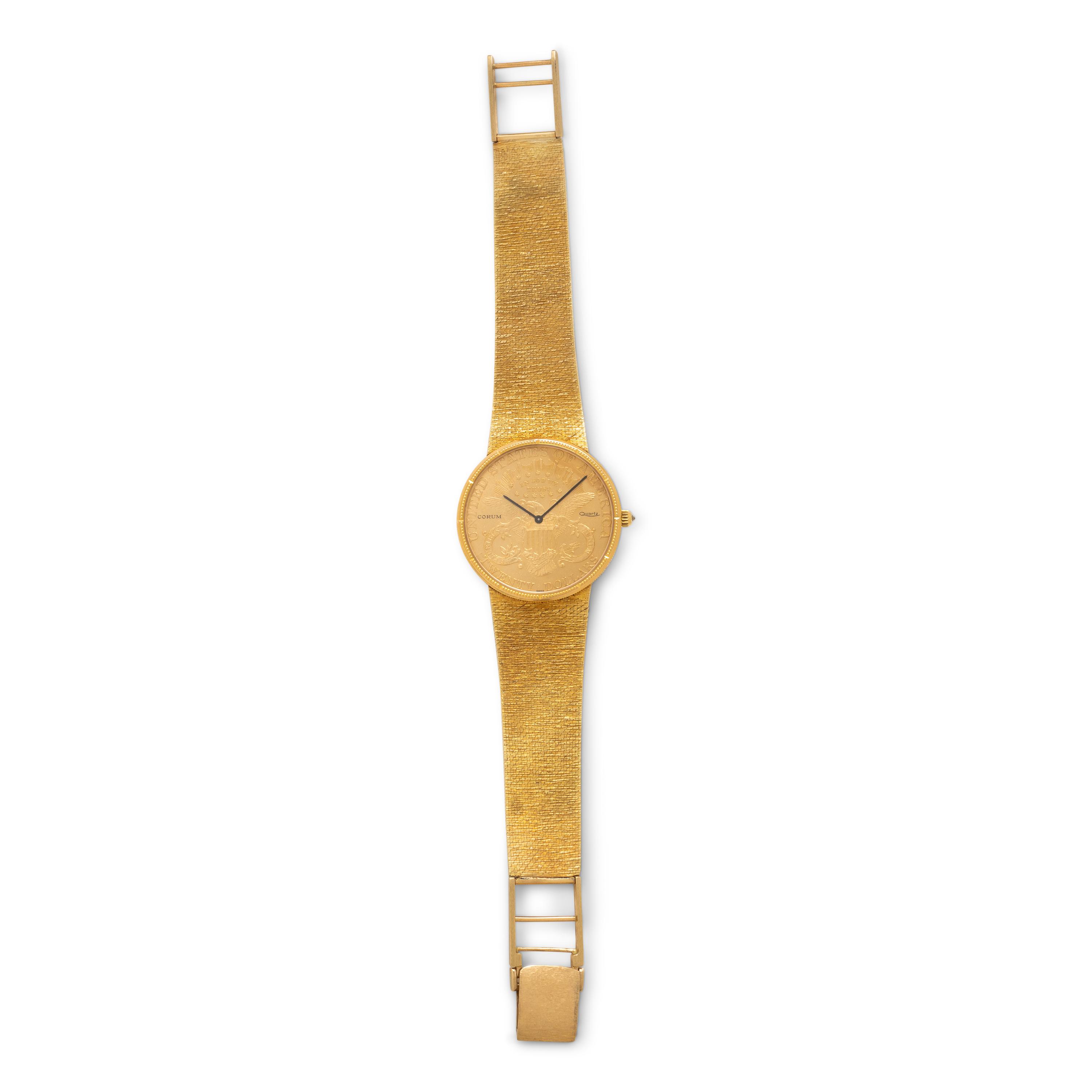 Corum, 18K Yellow Gold Coin Watch