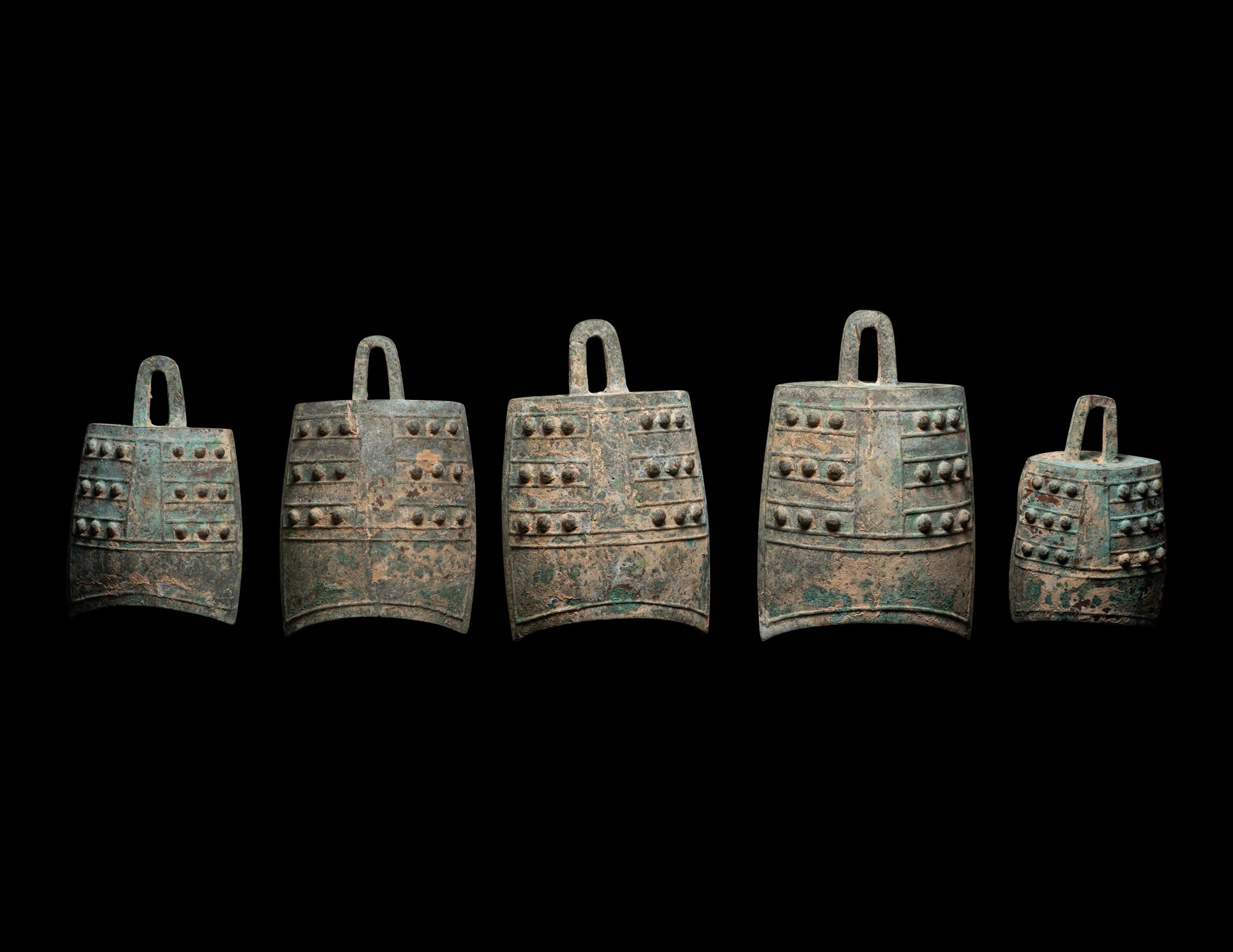 A Set of Five Bronze Bells, Zhong