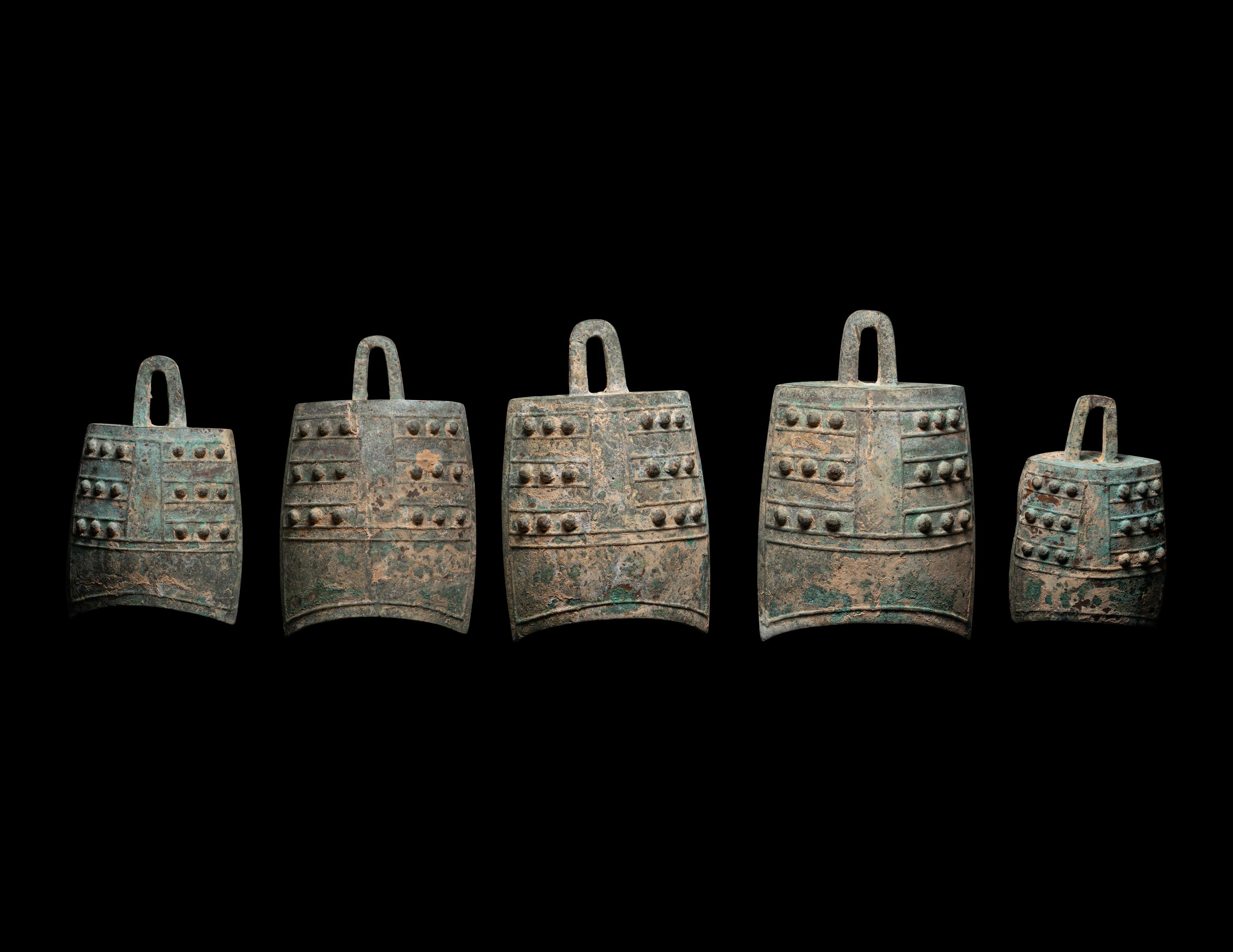 A Set of Five Bronze Bells, Zhong