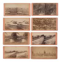 [CIVIL WAR]. Large group of postwar views of the Gettysburg battlefield by C. J. TYSON's, Excelsior Galleries, Gettysburg, PA.