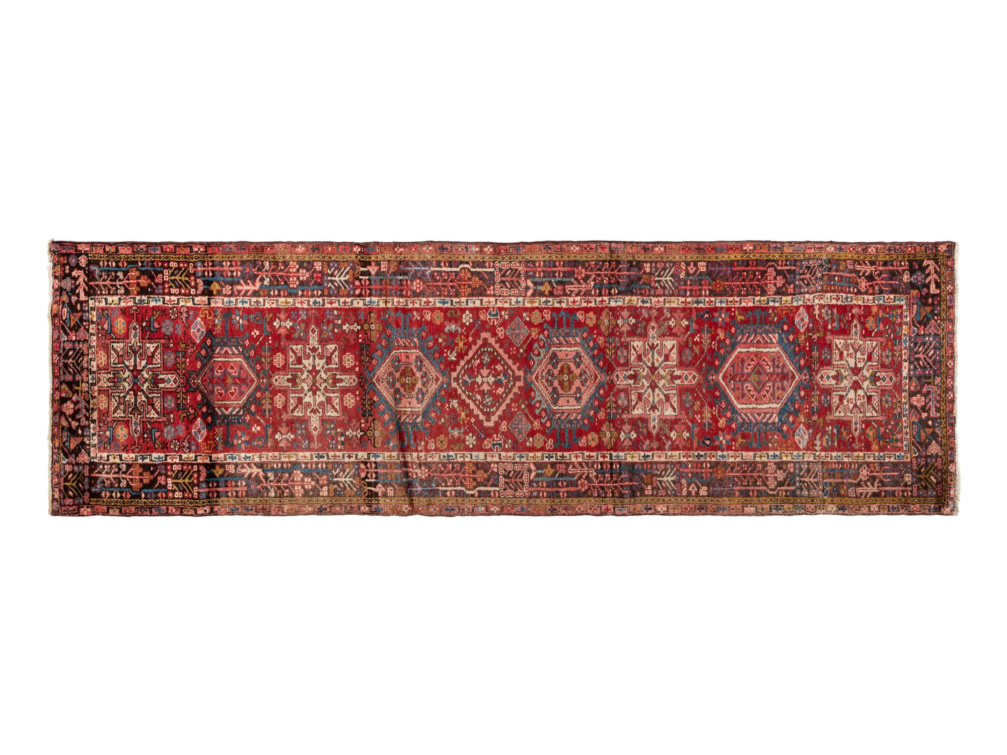 A Heriz Wool Runner