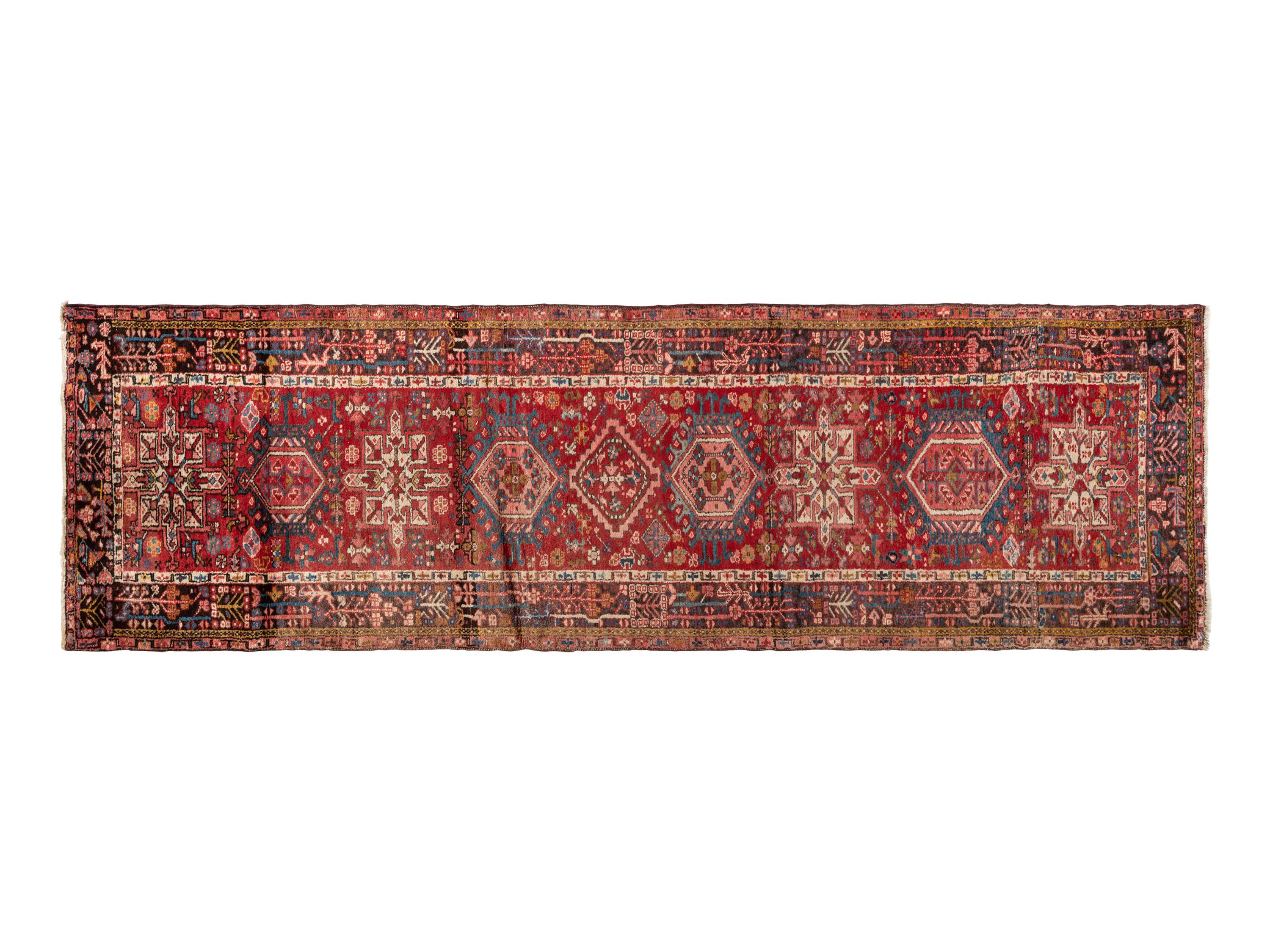 A Heriz Wool Runner