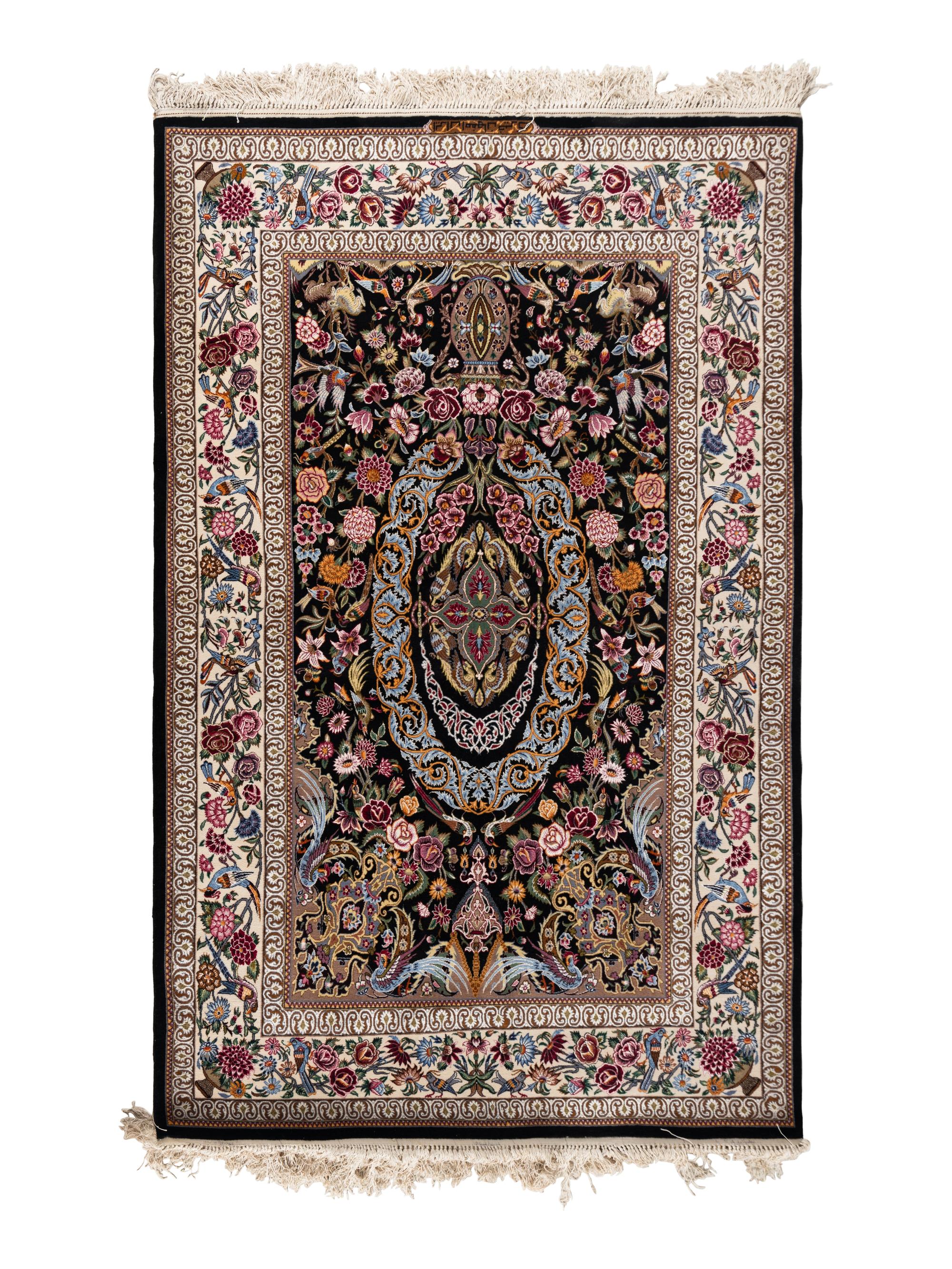 An Isfahan Wool Rug
