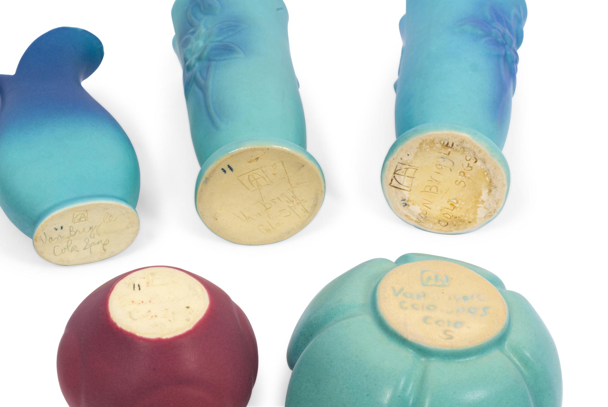 A Group of Van Briggle Pottery