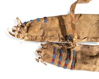 Sioux Child's Beaded Hide Bow Case and Quiver