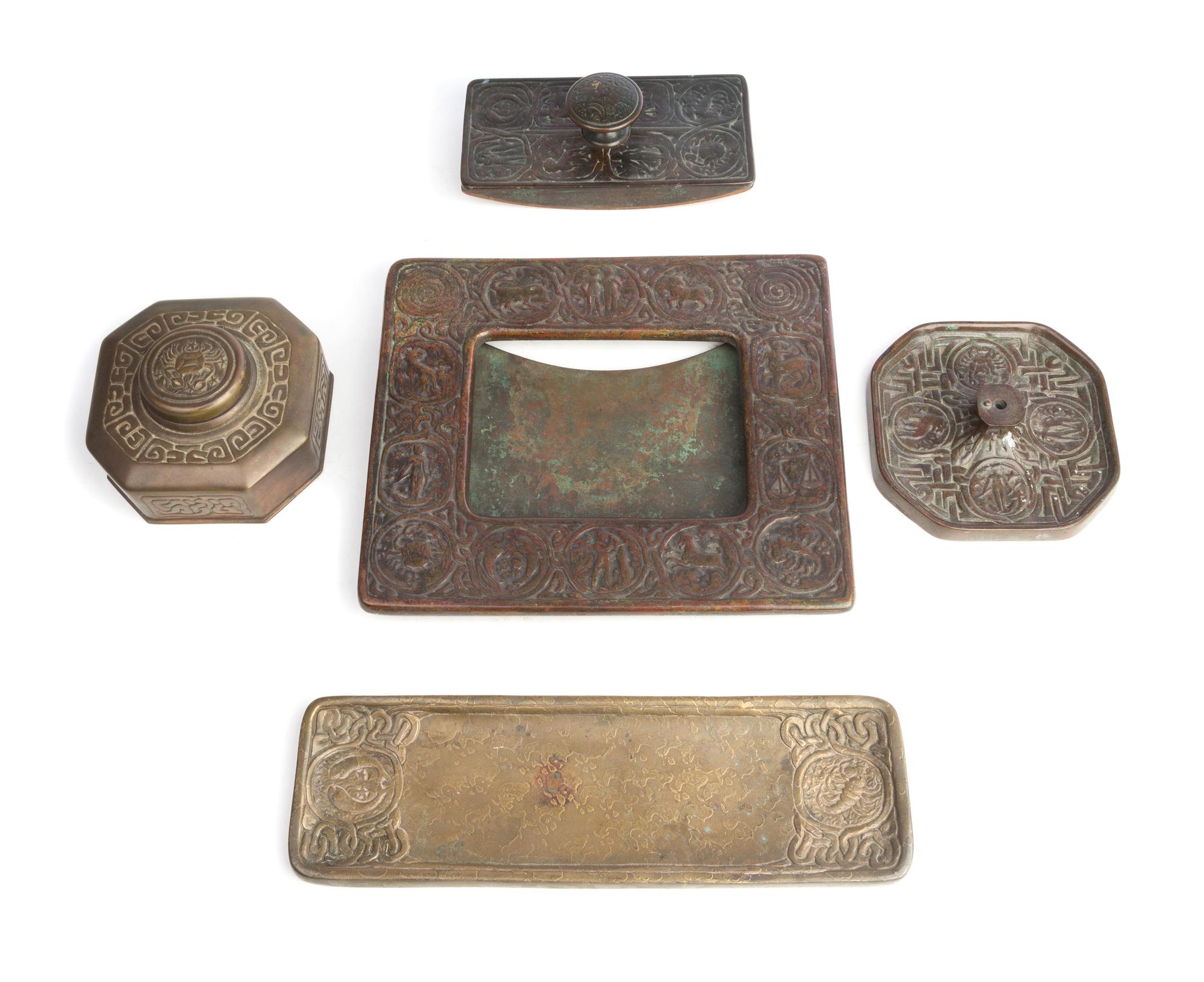 Zodiac Five-Piece Desk Set