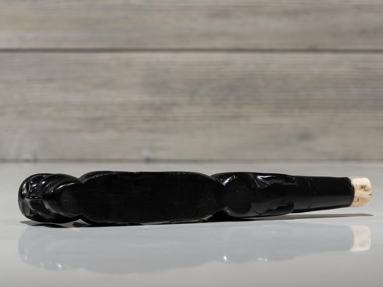 Haida Carved Argillite Pipe