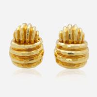 A Pair of 18K Henry Dunay Earrings