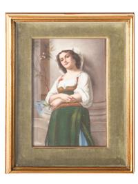 A German Porcelain Plaque