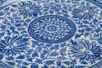 A Chinese Carved Wood Circular Table