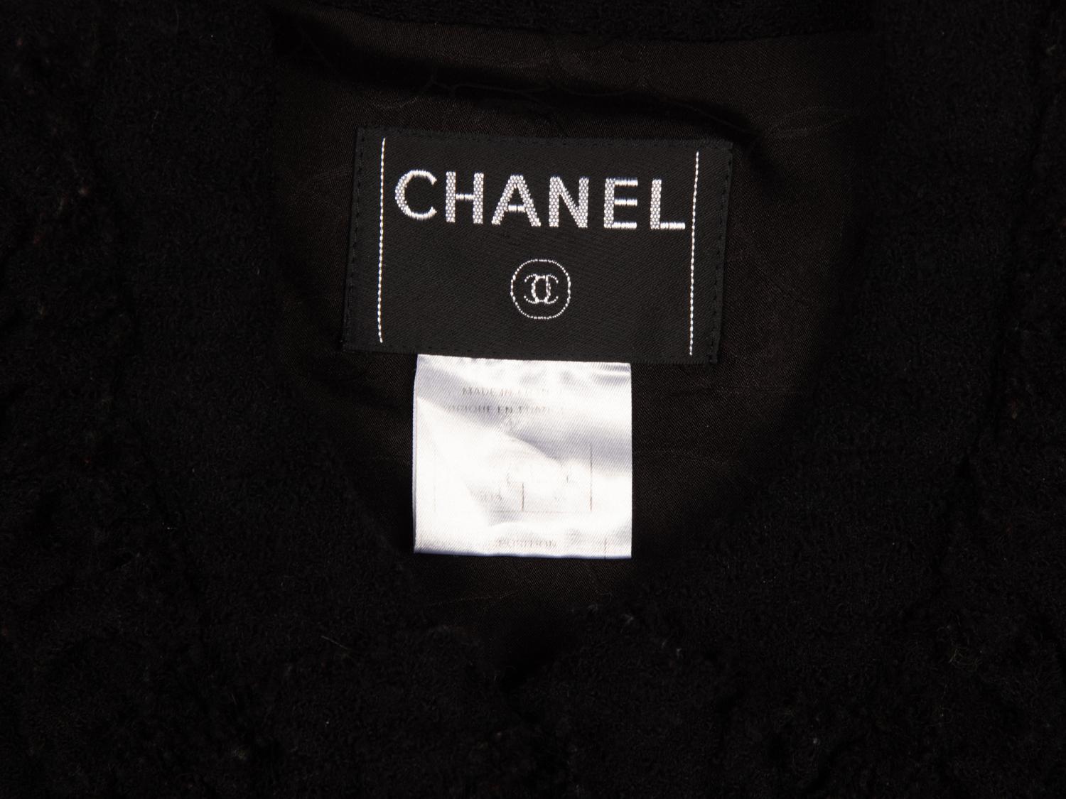 Chanel, Black Tweed Cropped Jacket