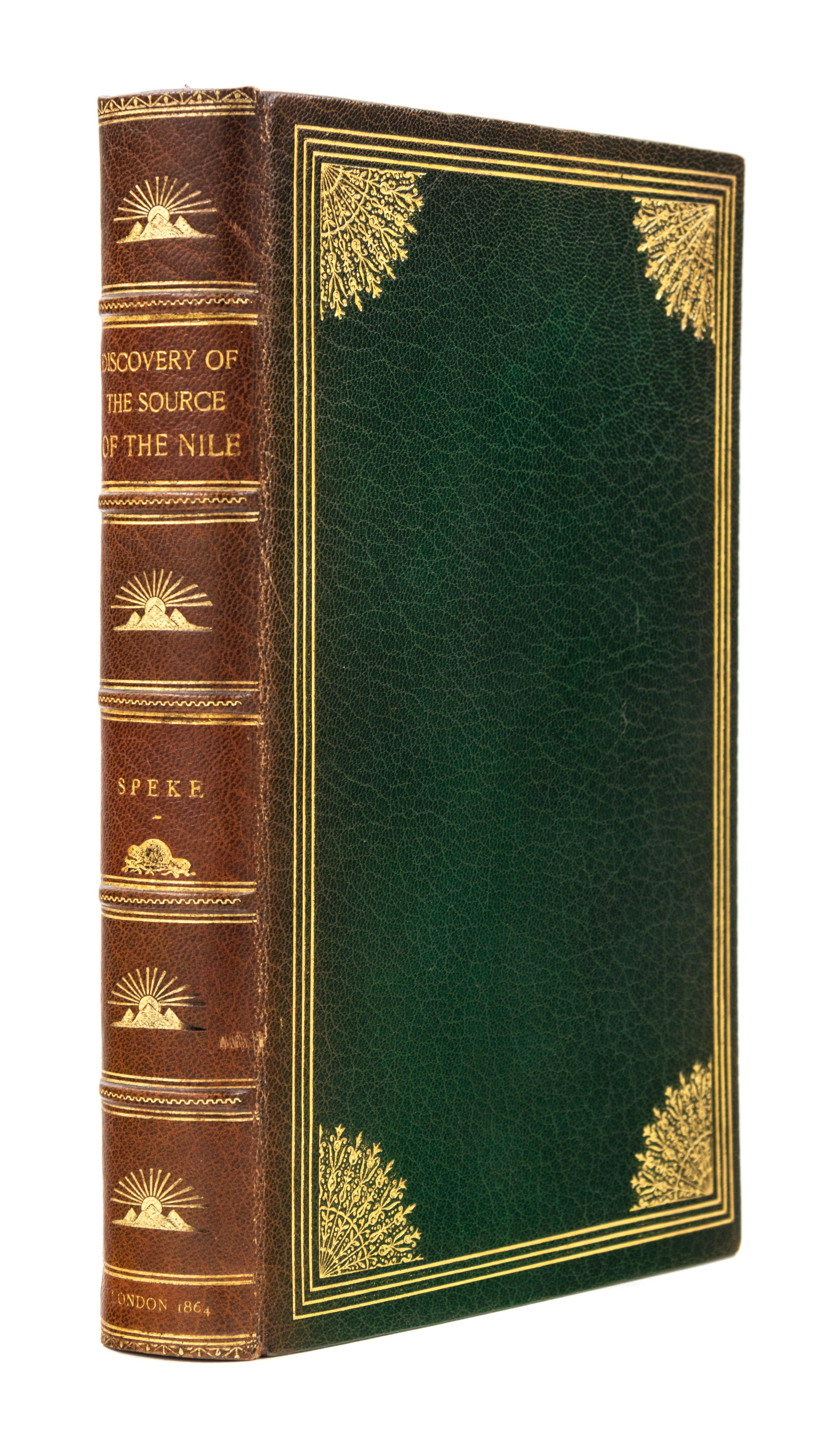 SPEKE, John Hanning (1827-1864). What Led to the Discovery of the Source of the Nile. London: William Blackwood, 1864. FIRST EDITION.