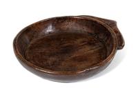 A Provincial Carved Wood Dough Bowl