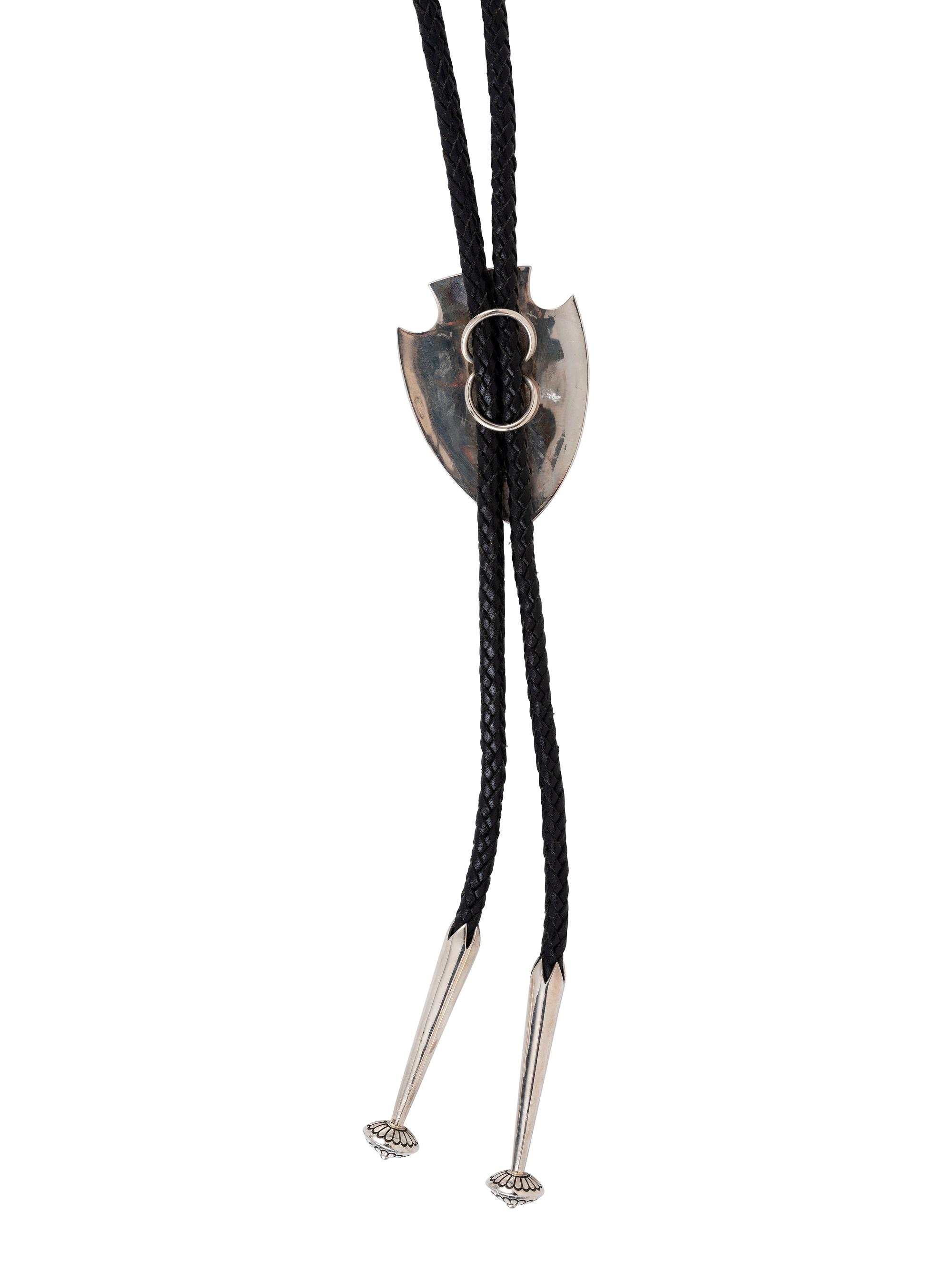 Sterling Silver and Turquoise Nugget Bolo Tie