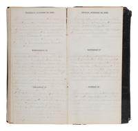[CIVIL WAR]. Diary of Pvt. Thomas Hyland, 8th Ohio Volunteer Infantry, with Gettysburg content incl. PICKETT'S CHARGE. 1863.