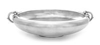 A Danish Silver Footed Centerpiece Bowl, Georg Jensen Silversmithy, Copenhagen, 1945-77, pattern 625B, with monogrammed initial K to th