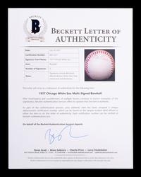 A Group of Hall of Fame Baseball Owner Bill Veeck Signed Autograph Items (BAS Beckett Authentication Services Certified),