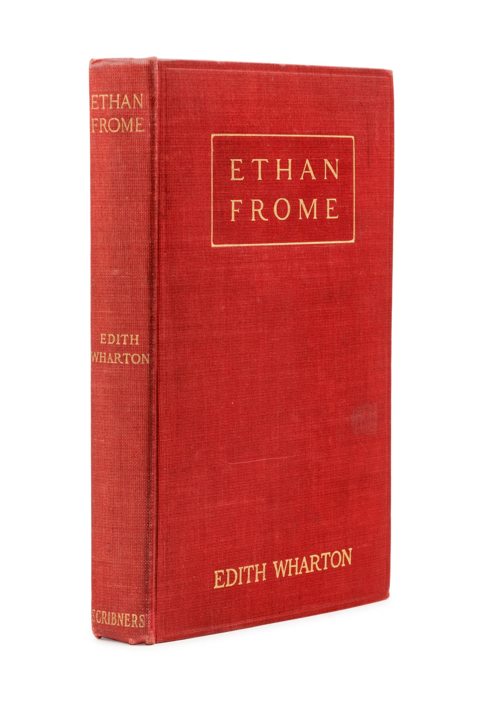 WHARTON, Edith (1862-1937). Ethan Frome . New York: Charles Scribner's Sons, 1911.