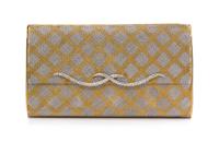 An 18 Karat White and Yellow Gold and Diamond Rigid Mesh Purse, Chaumet, 233.00 dwts.