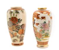 Two Japanese Satsuma Vases