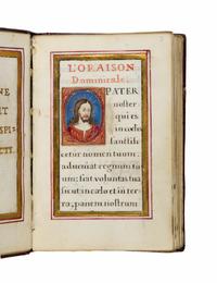 CLAUDE RUFFIN (Paris, 1554-c. 1636) Prayerbook, in Latin and French, illuminated manuscript on parchment [France, Paris, 1634]