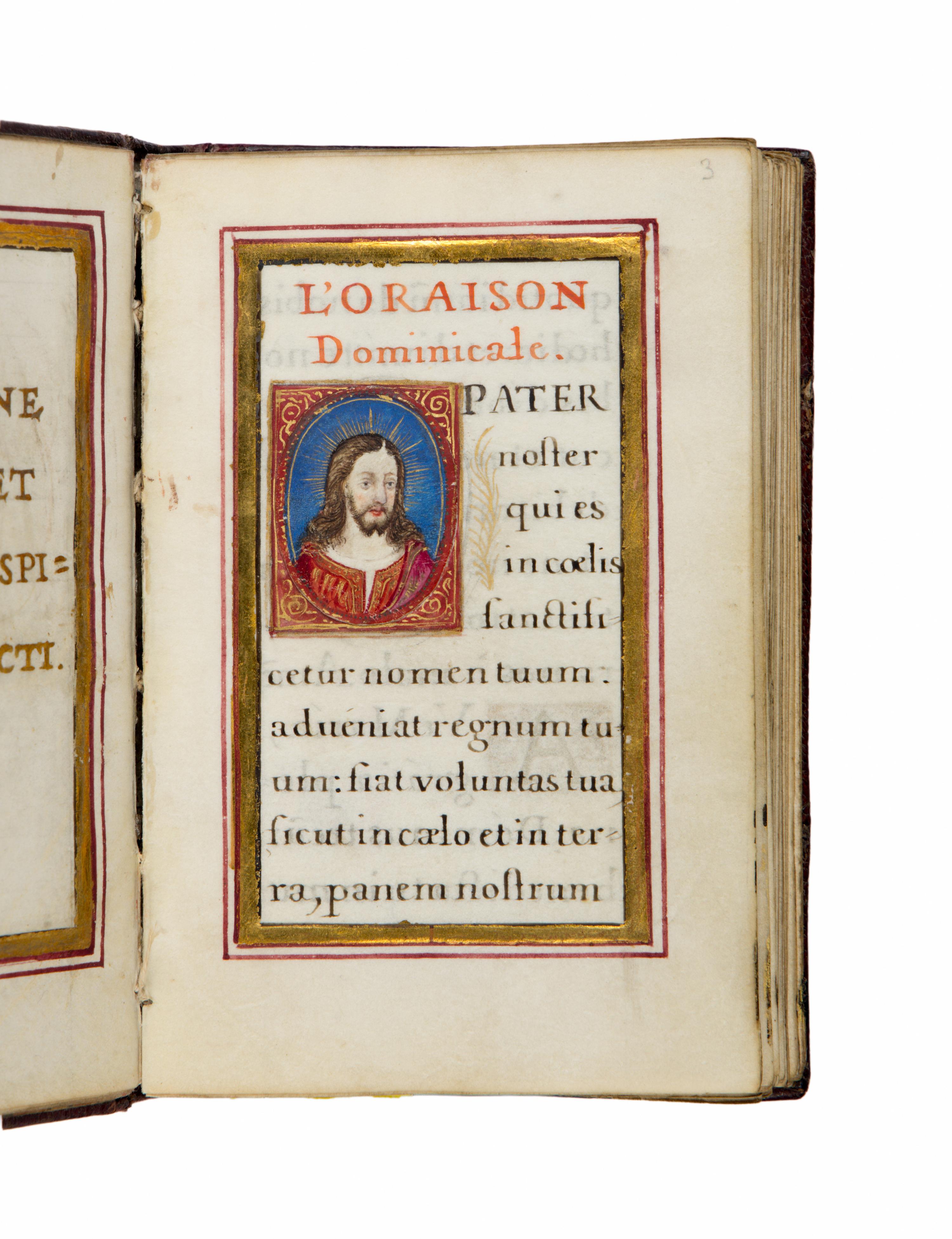 CLAUDE RUFFIN (Paris, 1554-c. 1636) Prayerbook, in Latin and French, illuminated manuscript on parchment [France, Paris, 1634]