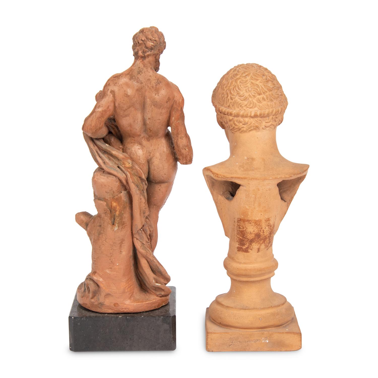 Two Grand Tour Terracotta Articles