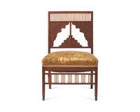 An Aesthetic Movement Carved Teak Side Chair