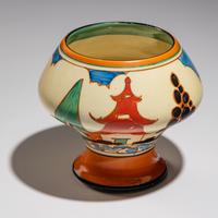 Clarice Cliff (English, 1899–1972) — Kew pattern Vase