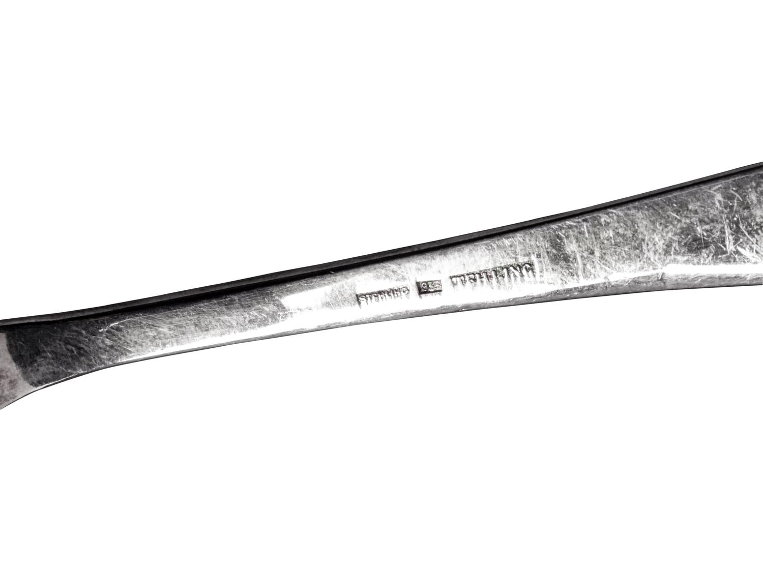 A Chinese Export Silver Teh Ling Flatware Service