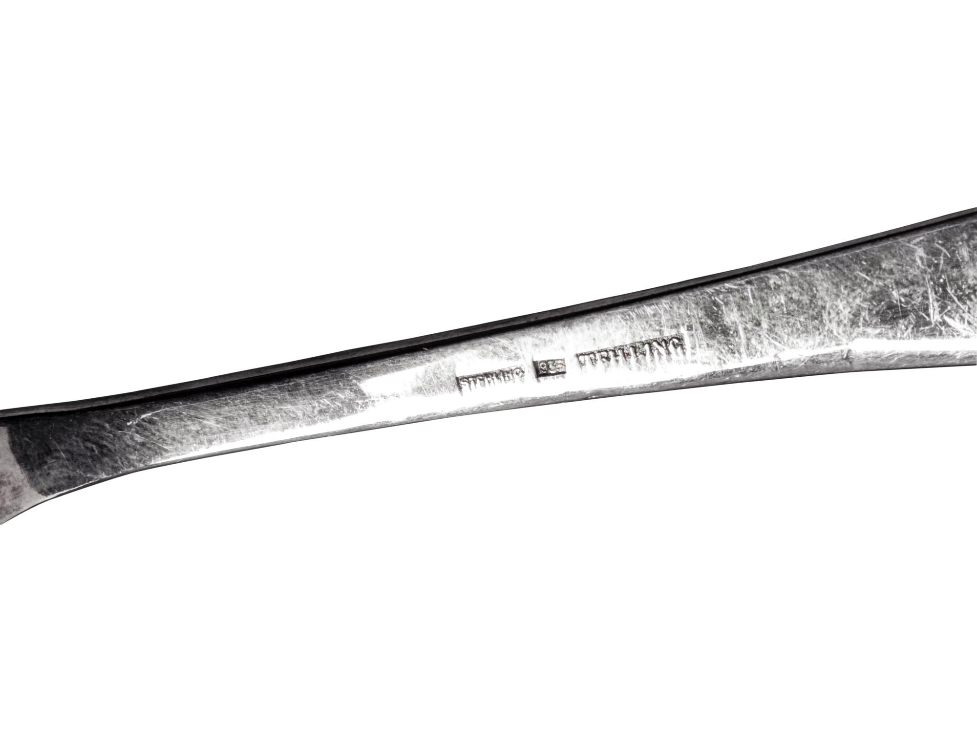 A Chinese Export Silver Teh Ling Flatware Service