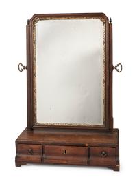 A George II Mahogany Dressing Mirror