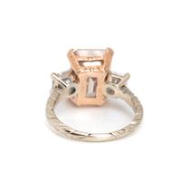 FANCY BROWNISH PINK DIAMOND RING