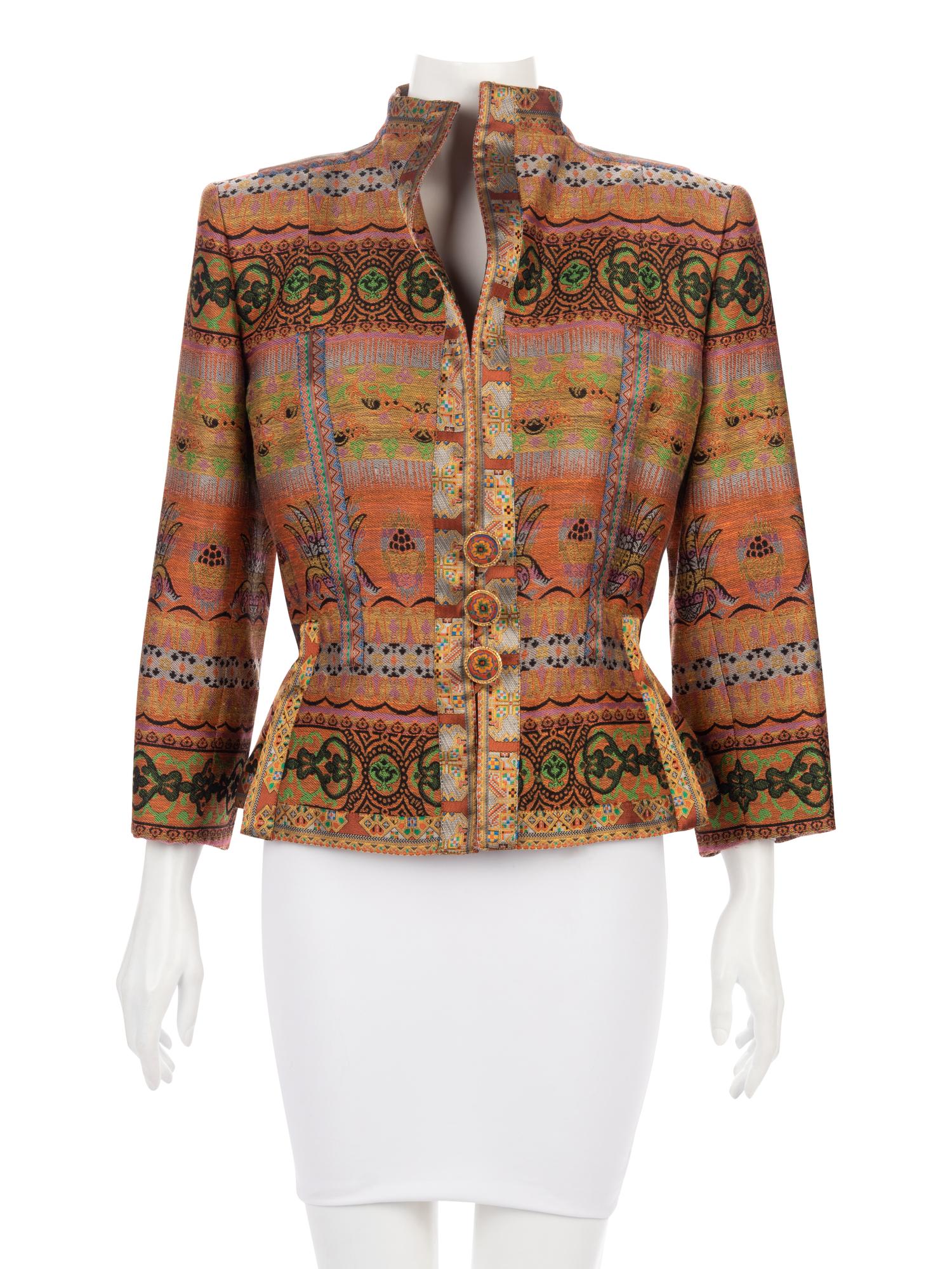 Two Designer Ensembles; One Christian Lacroix Jacket, One Christian Dior Skirt Suit,
