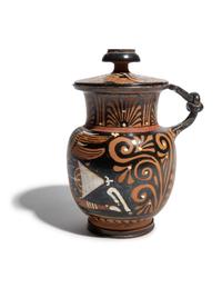 An Apulian Red-Figured Lidded Mug