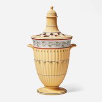 A Wedgwood Cane Jasperware Genius Collection Bough Pot UK, late 20th century